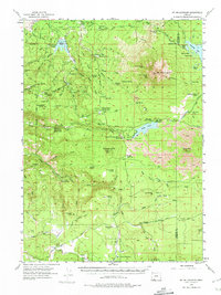 Download a high-resolution, GPS-compatible USGS topo map for Mt Mc Loughlin, OR (1974 edition)