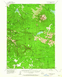 Download a high-resolution, GPS-compatible USGS topo map for Mt Mc Loughlin, OR (1962 edition)