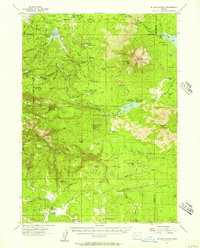 Download a high-resolution, GPS-compatible USGS topo map for Mt Mc Loughlin, OR (1957 edition)
