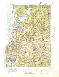 1941 Map of Nestucca Bay