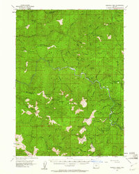 Download a high-resolution, GPS-compatible USGS topo map for Pearsoll Peak, OR (1961 edition)