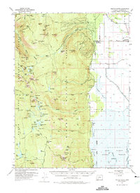 Download a high-resolution, GPS-compatible USGS topo map for Pelican Butte, OR (1963 edition)