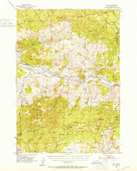 Download a high-resolution, GPS-compatible USGS topo map for Post, OR (1953 edition)