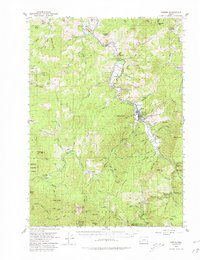 Download a high-resolution, GPS-compatible USGS topo map for Powers, OR (1980 edition)