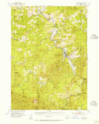 Download a high-resolution, GPS-compatible USGS topo map for Powers, OR (1956 edition)