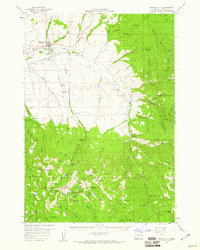 Download a high-resolution, GPS-compatible USGS topo map for Prairie City, OR (1961 edition)