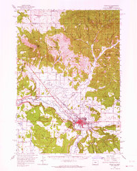 Download a high-resolution, GPS-compatible USGS topo map for Prineville, OR (1964 edition)