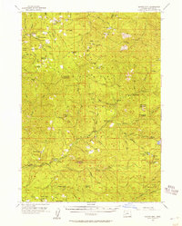 Download a high-resolution, GPS-compatible USGS topo map for Quartz Mtn, OR (1957 edition)