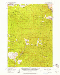 preview thumbnail of historical topo map of Linn County, OR in 1956