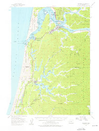 Download a high-resolution, GPS-compatible USGS topo map for Reedsport, OR (1956 edition)