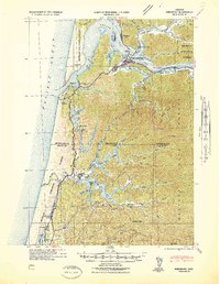 Download a high-resolution, GPS-compatible USGS topo map for Reedsport, OR (1942 edition)