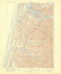 Download a high-resolution, GPS-compatible USGS topo map for Reedsport, OR (1923 edition)