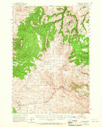Download a high-resolution, GPS-compatible USGS topo map for Richmond, OR (1967 edition)