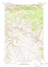 Download a high-resolution, GPS-compatible USGS topo map for Ritter, OR (1977 edition)