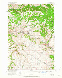 Download a high-resolution, GPS-compatible USGS topo map for Ritter, OR (1964 edition)