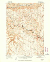 Download a high-resolution, GPS-compatible USGS topo map for Ritter, OR (1952 edition)