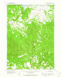 preview thumbnail of historical topo map of Klamath County, OR in 1960