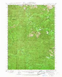 preview thumbnail of historical topo map of Douglas County, OR in 1942