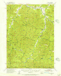 Download a high-resolution, GPS-compatible USGS topo map for Ruch, OR (1956 edition)