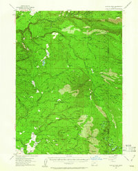 Download a high-resolution, GPS-compatible USGS topo map for Rustler Peak, OR (1957 edition)