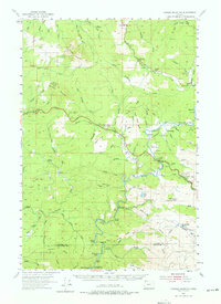 Download a high-resolution, GPS-compatible USGS topo map for Saddle Mountain, OR (1976 edition)