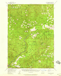Download a high-resolution, GPS-compatible USGS topo map for Sardine Butte, OR (1958 edition)