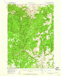 Download a high-resolution, GPS-compatible USGS topo map for Sawtooth Creek, OR (1960 edition)