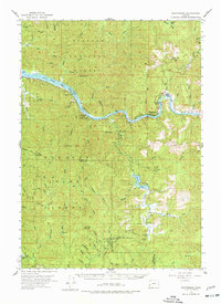 Download a high-resolution, GPS-compatible USGS topo map for Scottsburg, OR (1977 edition)