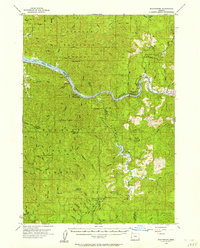 Download a high-resolution, GPS-compatible USGS topo map for Scottsburg, OR (1957 edition)