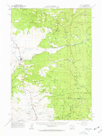 Download a high-resolution, GPS-compatible USGS topo map for Seneca, OR (1963 edition)