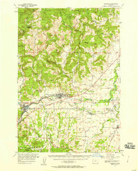 Download a high-resolution, GPS-compatible USGS topo map for Sheridan, OR (1958 edition)
