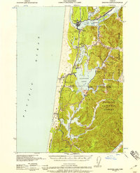 preview thumbnail of historical topo map of Lane County, OR in 1941