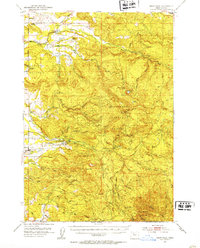 Download a high-resolution, GPS-compatible USGS topo map for Snow Peak, OR (1953 edition)