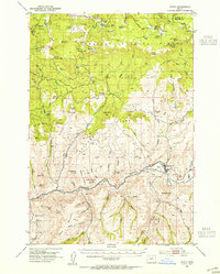 Download a high-resolution, GPS-compatible USGS topo map for Spray, OR (1955 edition)