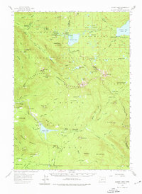 Download a high-resolution, GPS-compatible USGS topo map for Summit Lake, OR (1976 edition)
