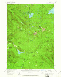 preview thumbnail of historical topo map of Douglas County, OR in 1956