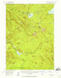 Download a high-resolution, GPS-compatible USGS topo map for Summit Lake, OR (1958 edition)