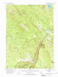 Download a high-resolution, GPS-compatible USGS topo map for Surveyor Mtn, OR (1975 edition)