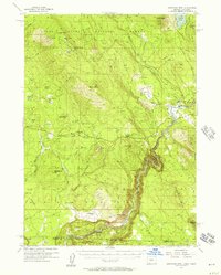 Download a high-resolution, GPS-compatible USGS topo map for Surveyor Mtn, OR (1957 edition)