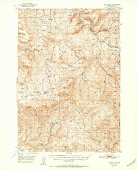 Download a high-resolution, GPS-compatible USGS topo map for Susanville, OR (1951 edition)