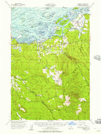 1955 Map of Svensen, OR, 1957 Print
