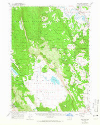 Download a high-resolution, GPS-compatible USGS topo map for Swan Lake, OR (1965 edition)