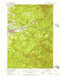 Download a high-resolution, GPS-compatible USGS topo map for Sweet Home, OR (1957 edition)