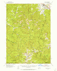 Download a high-resolution, GPS-compatible USGS topo map for Talent, OR (1956 edition)