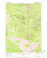 Download a high-resolution, GPS-compatible USGS topo map for Three Fingered Jack, OR (1971 edition)