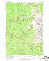 Download a high-resolution, GPS-compatible USGS topo map for Three Sisters, OR (1970 edition)