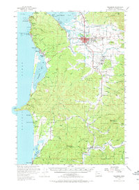 Download a high-resolution, GPS-compatible USGS topo map for Tillamook, OR (1973 edition)