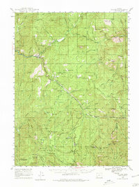 Download a high-resolution, GPS-compatible USGS topo map for Tiller, OR (1990 edition)