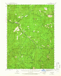 Download a high-resolution, GPS-compatible USGS topo map for Tiller, OR (1966 edition)