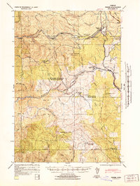 1941 Map of Timber